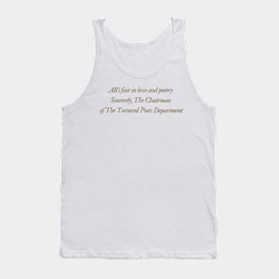 the tortured poets department Tank Top